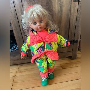 Vintage 90s Simba blonde doll with original outfit